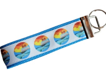 Disney Cruise Line Mickey Sunset Key Fob - FE Gift, Wristlet, Mickey Key Fob, Fish Extender, DCL, Disney Ship