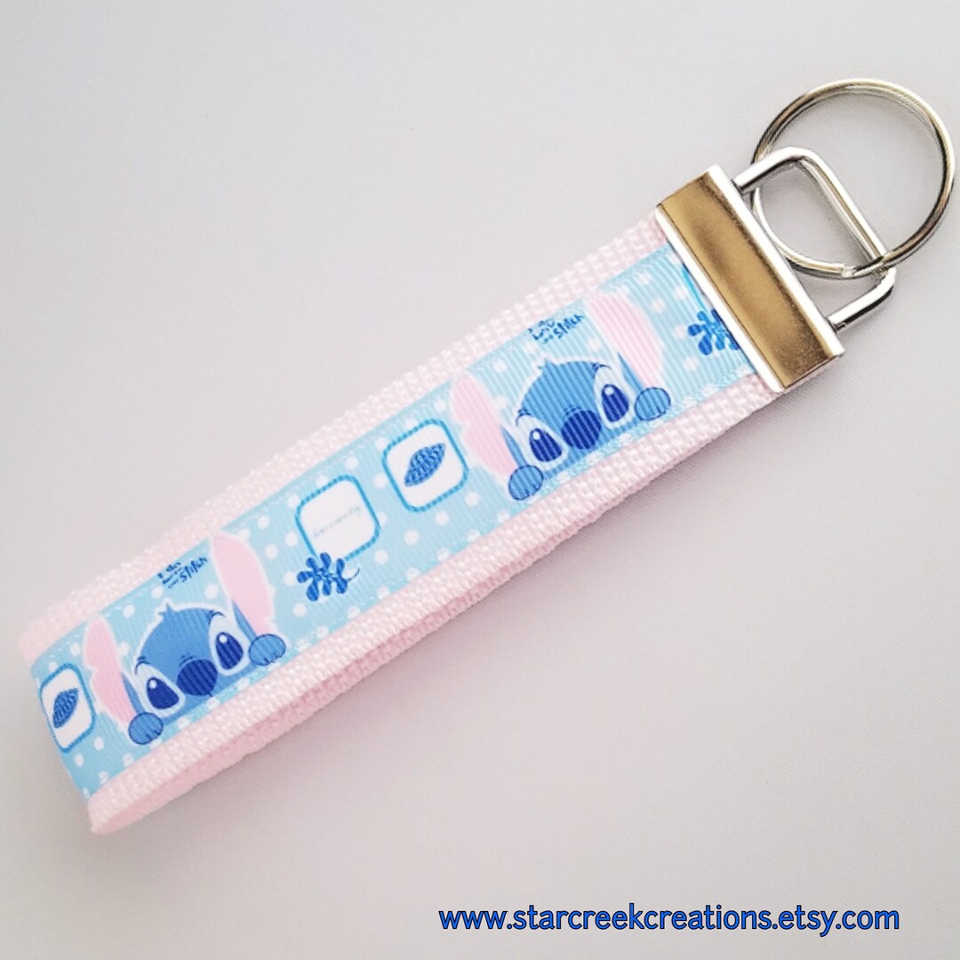Lilo & Stitch Disney Key Fob FE Gift Wristlet FE Fish - Etsy