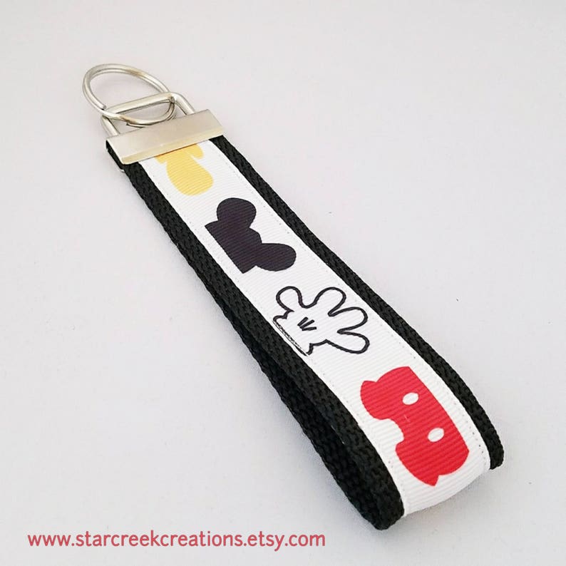 Disney Key Fob FE Gift Wristlet Mickey Key Fob Fish Etsy