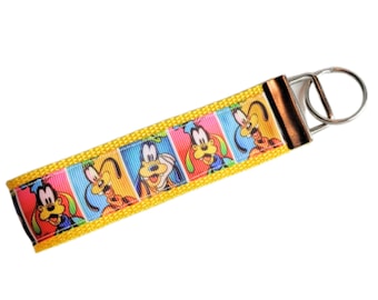 Goofy Disney Key Fob - Wristlet, Key Chain, Fish Extender, FE Gift