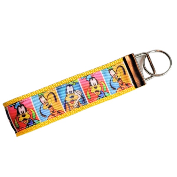 Goofy Disney Key Fob - Wristlet, Key Chain, Fish Extender, FE Gift