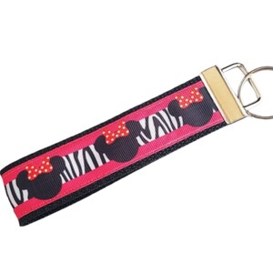 Disney Key Fob - FE Gift, Wristlet, Minnie Key Fob, Fish Extender, Minnie Mouse, FE Gift