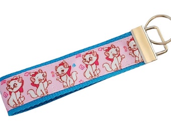 Disney Marie Aristocrats Key Fob, Key Chain, Wristlet, Fish Extender, FE Gift