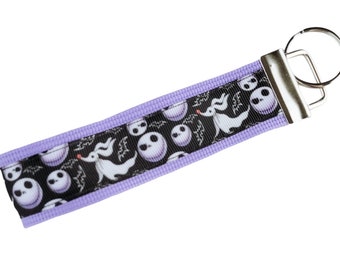 Jack Skellington Zero Disney Key Fob - FE Gift, Wristlet, FE, Fish Extender Nightmare Before Christmas