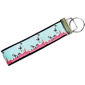 Mary Poppins Key Fob - FE Gift, Wristlet, Key Fob, Fish Extender, Disney
