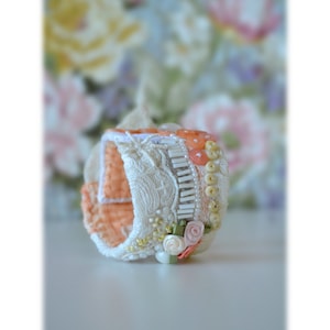 Handmade felted wool bracelet