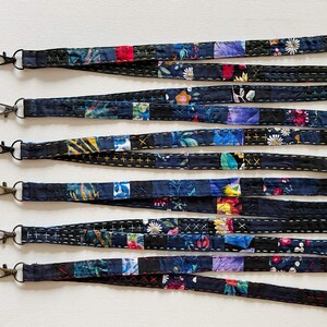 Lanyard / Fabric Lanyard / Fabric key strap / Name Tag Holder / ID strap / Handmade Neck Lanyard / Long Key Chain / Teacher Lanyard