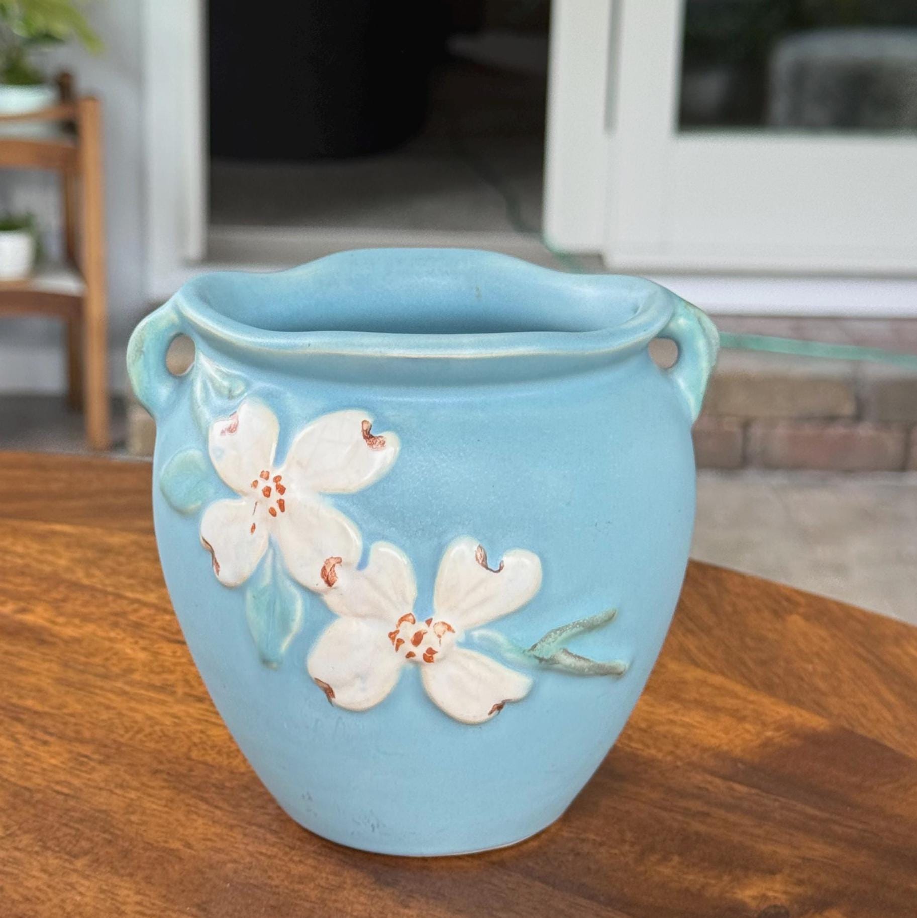 1930's Weller Dogwood Blossom Vase - Etsy