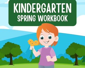 Preschool & Kindergarten Learning Bundle | Tracing, Coloring, Alphabet And Numbers | Educational Printable Activity Books