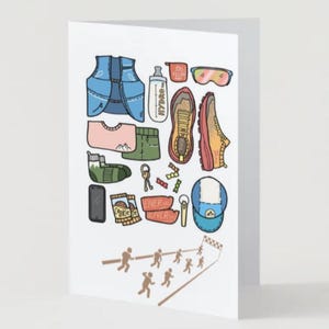 Vier de loper in je leven met deze felicitatiekaart voor de marathon en halve marathon – direct te downloaden om cadeau te doen op de racedag