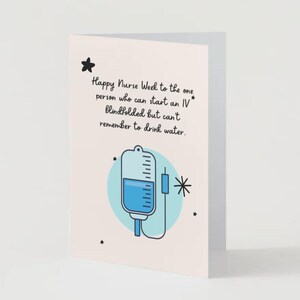 Carte imprimable drôle de semaine des infirmières et infirmiers autorisés - appréciation de l'infirmière, téléchargement numérique, humour médical, téléchargement immédiat, cadeau pour infirmière, carte d'impression bricolage