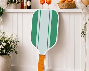 Decoración para fiesta de pickleball, pala de 90 cm, temática de club social de pickleball, fiesta campestre elegante, decoración para despedida de soltera, accesorio para fotos