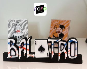 Balatro Logo Display Stand | 3D |Video Game Gift | Balatro inspired