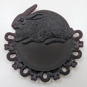 Rabbit Horseshoe Art - Etsy