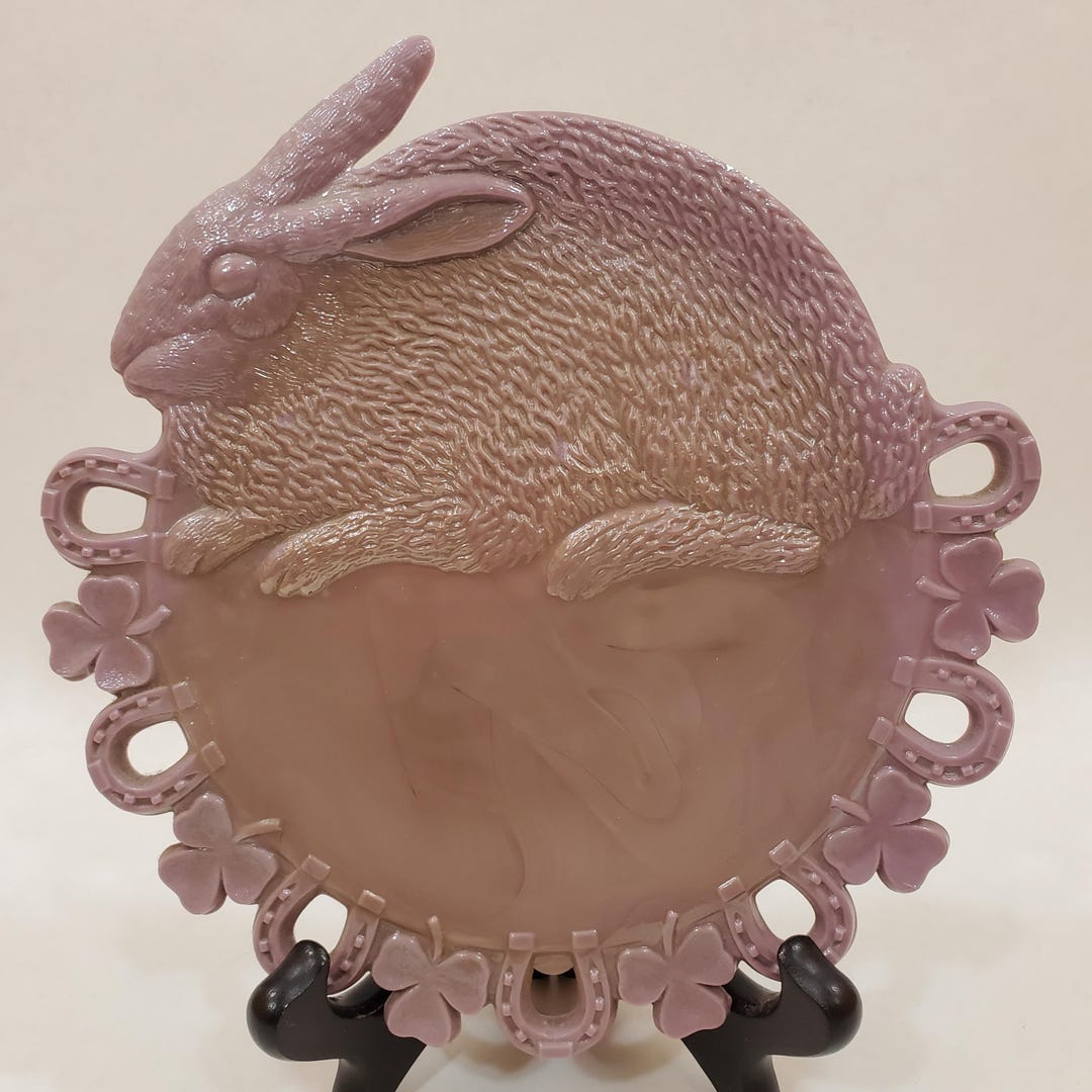Purple Milk Slag Glass 7.5