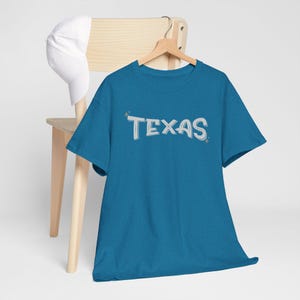 Texas Vintage Unisex Heavy Cotton Tee, Trendy Texas Shirt, Casual Graphic Tee, Gift for Texans, Summer Style Tee, Southwest Apparel
