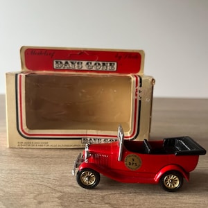 Vintage 1983 Lledo Days Gone Model 9 Die-Cast Car | Collectible British Toy Vehicle | Classic Retro Gift
