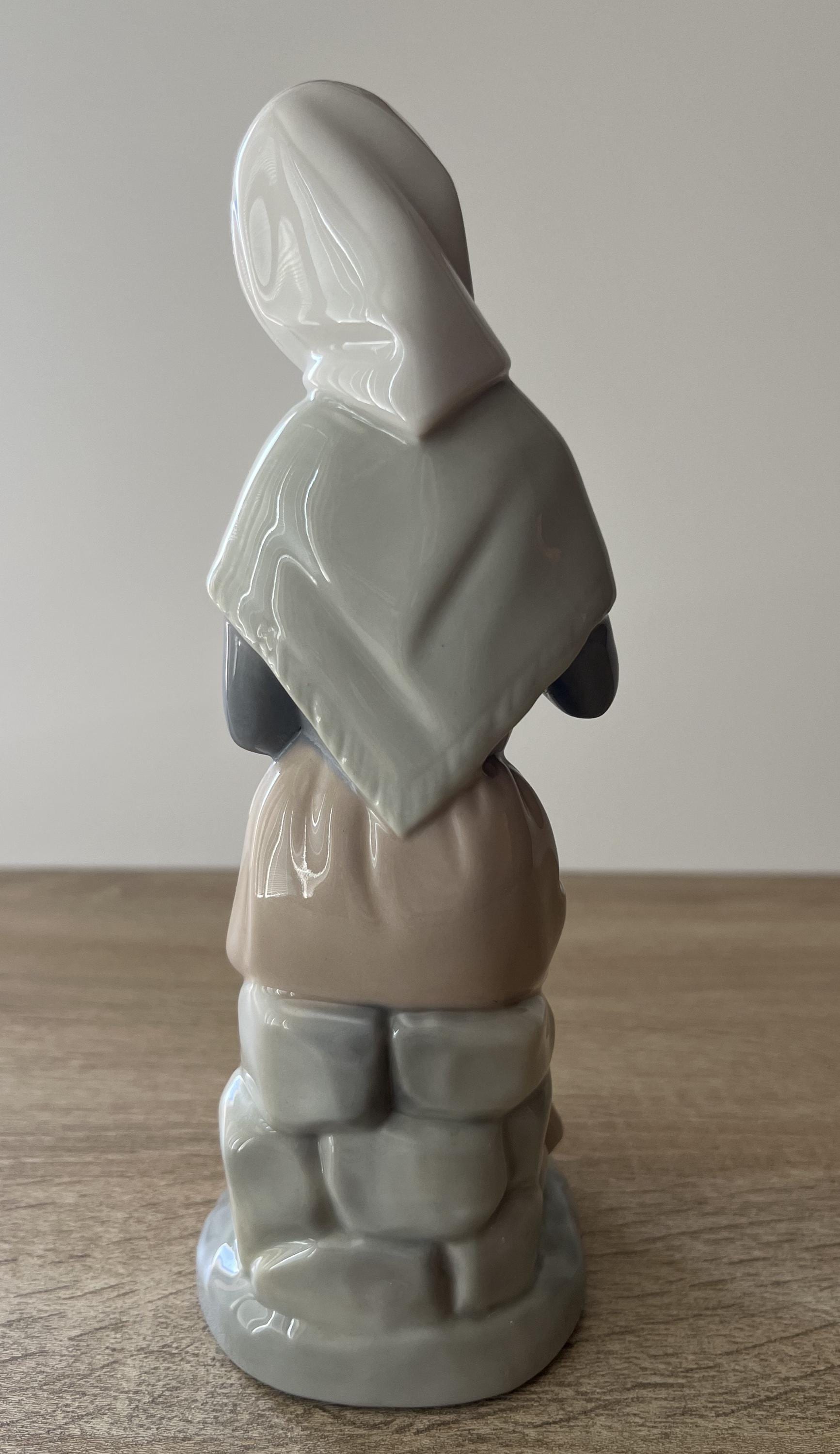 Vintage Zaphir Porcelain Figurine – Spanish Girl With Rabbit