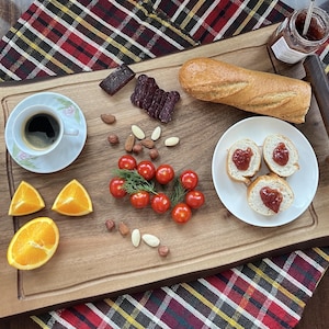Personalized Live Edge Walnut Cutting Board with Handles – Custom Engraved Charcuterie Board – Rustic Serving Tray–Wedding, Anniversary Gift