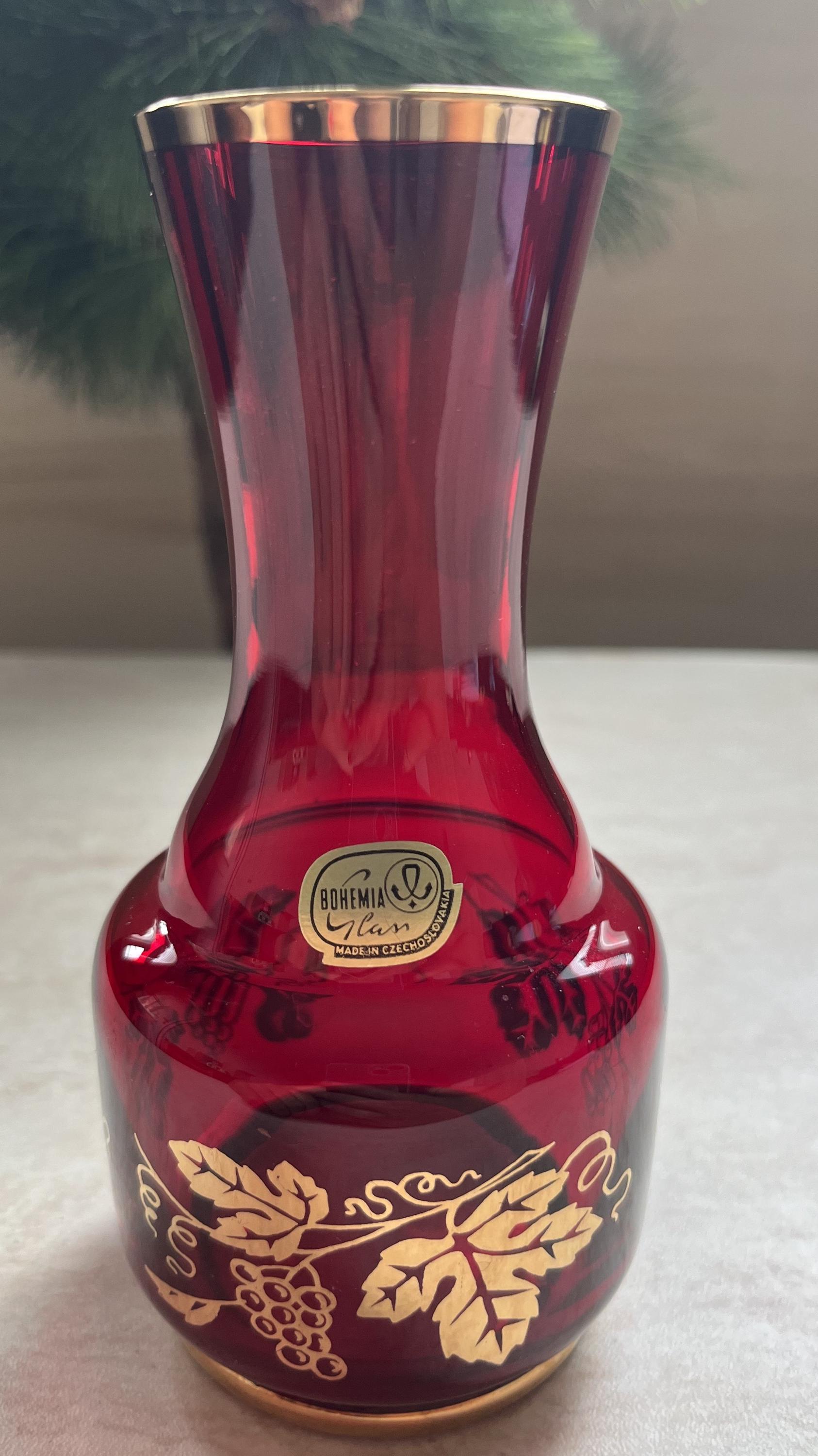 BOHEMIAハンドメイド花瓶 BOHEMIAハンドメイド花瓶 BOHEMIAハンドメイド花瓶