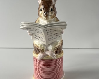 Vintage Beatrix Potter Tailor of Gloucester Coin Bank: 1998