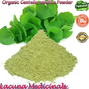 Gotu Kola powder, Freshly Pick Air Dry To Order, Centella asiatica, Mandukaparni, Dried Leaf Powder Herbal Tea, Bulk