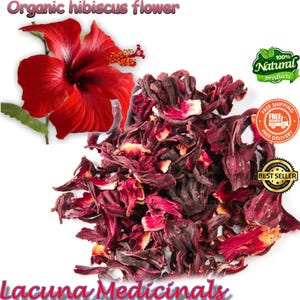 Organic Hibiscus, Dried Hibiscus Flowers, Hibiscus Flowers Organic Tea, Hibiscus Sabdariffa, Freshly Air Dried To Order