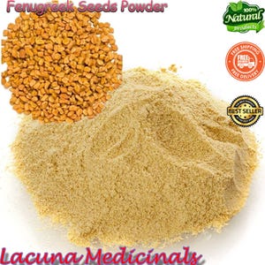 Fenugreek Powder, Methi Powder, Pure Organic Whole Fenugreek Powder, Fenogreco (Trigonella Foenum Graecum), Kosher