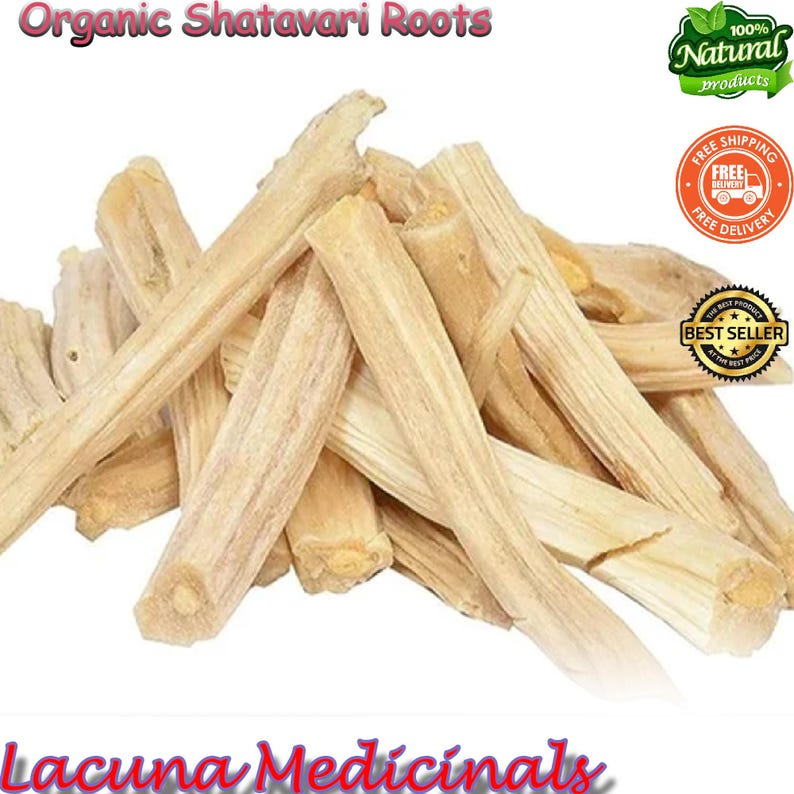Organic Shatavari Root, Asparagus racemosus, Magical Ayurveda Raw, Vegan, Non GMO, Gluten Free