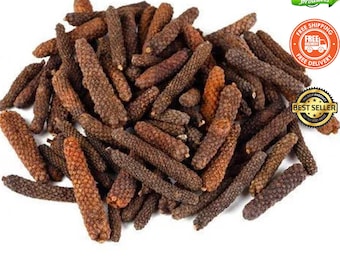 Piper longum biologique, poivre long entier biologique, à usage culinaire médicinal, 100 % naturel