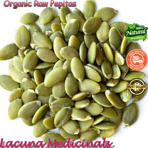 Organic Raw Pepitas: Fresh Green Pumpkin Seeds