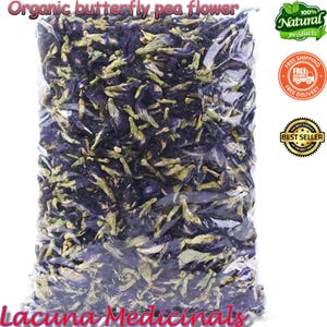 500 Grams Butterfly Pea Tea, Freshly Air Dehydrate, Aromatherapy, Meditation, Herbalism, Botanicals, Herbal Teas