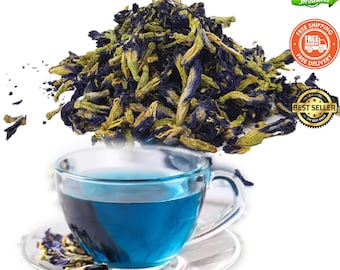 Organic Butterfly Pea Flower: Air Dehydrated Clitoria Tea