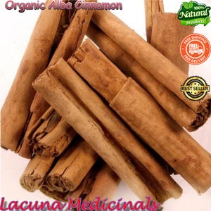 Alba Cinnamon, Fresh Grade quality, 100% Pure Natural Not Cassia, Cinnamon Quils, BULK
