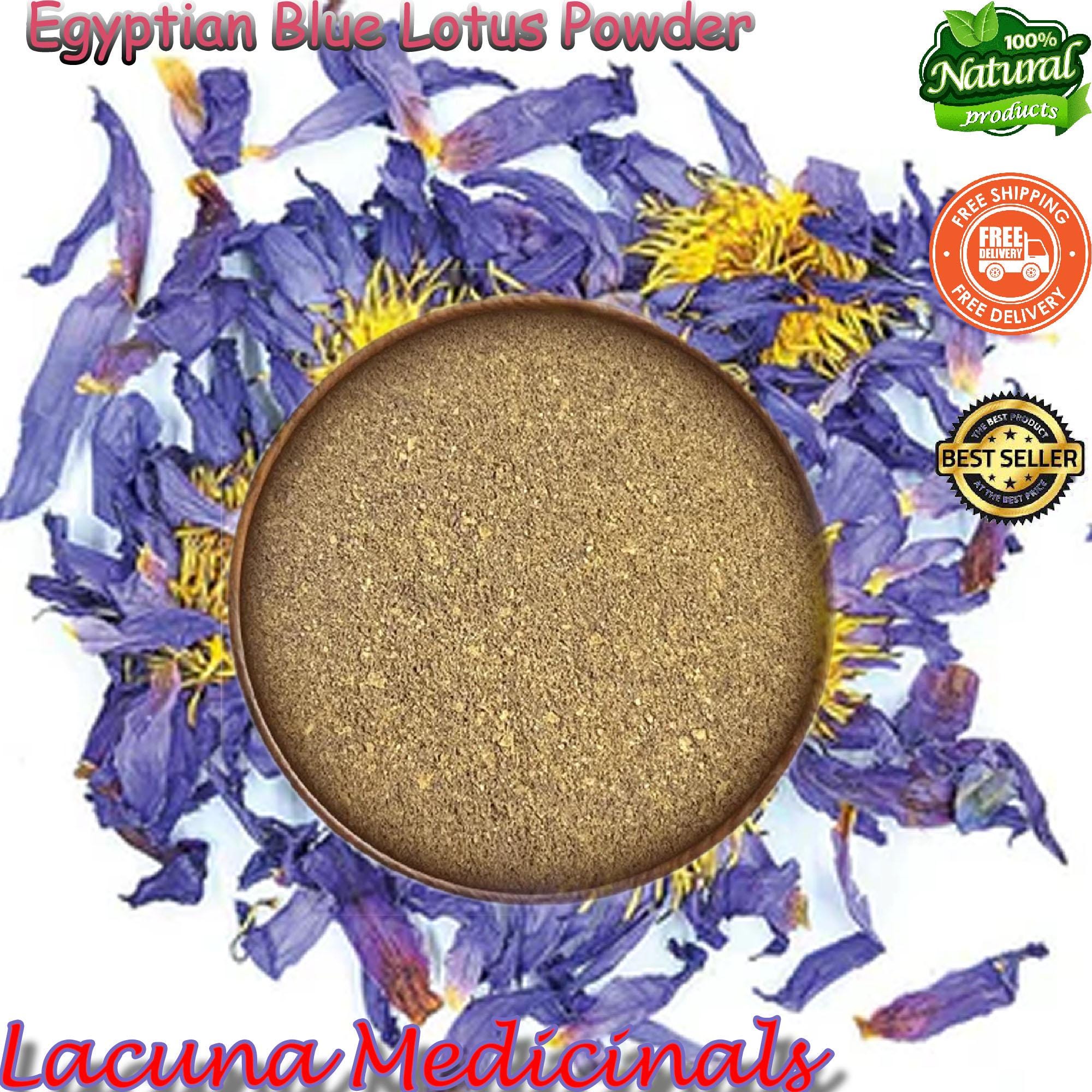 Organic Egyptian Blue Lotus Powder: Nymphaea Caerulea Herbal Tea - Etsy