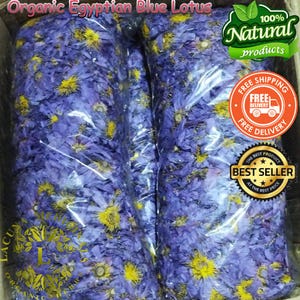 Egyptian Blue Lotus 10Kg, Bulk Whole Flowers, Meditation Tea, Premium Blue Lotus Flowers, Chakra Lotus, Freshly Made To Orders