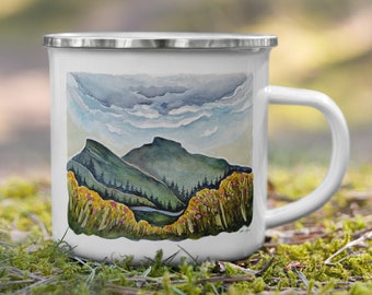 Linville Gorge in Bloom Enamel Mug