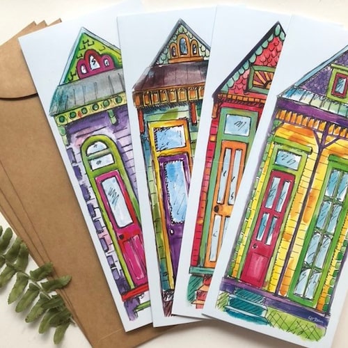Set of 4 New Orleans Blank Cards Greeting Cards House Warming Etsy