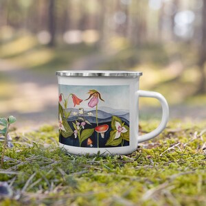 Wildflowers on the Mountains Enamel Mug