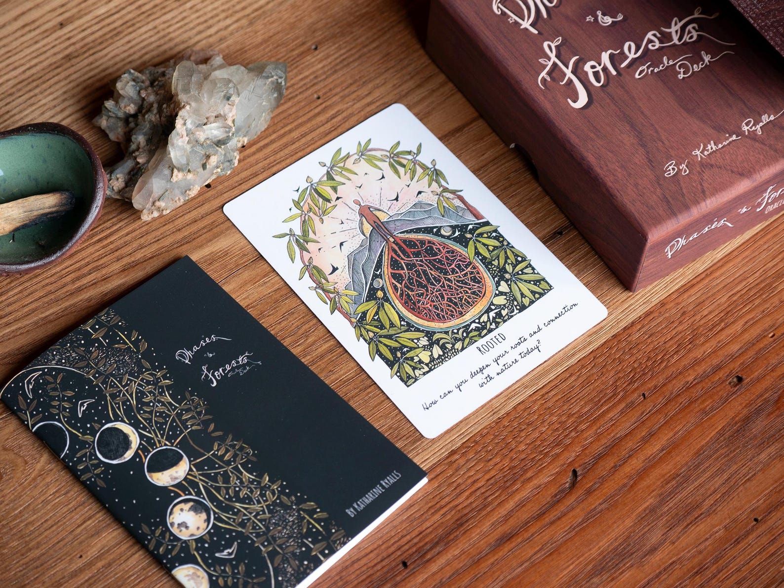 Phases and Forests Oracle Deck by Kat Ryalls