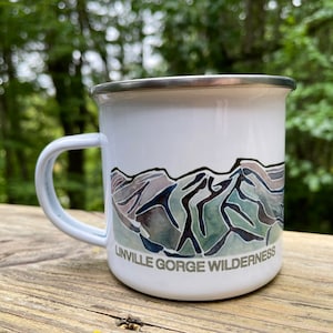 Linville Gorge Enamel Mug