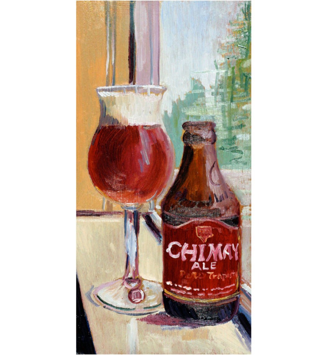 sikkerhed saltet hane CHIMAY Red Trappist Belgian Beer Art Anniversary Craft Beer - Etsy