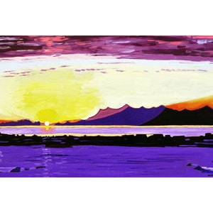 Sunset Symphony Print by Alaskan Artist Scott Clendaniel