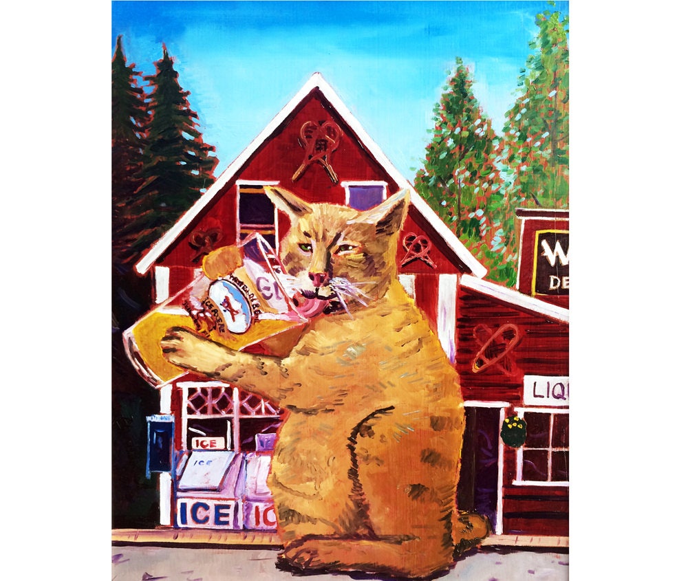 Stubbs The Cat Mayor of Talkeetna Alaska West Rib Pub Etsy