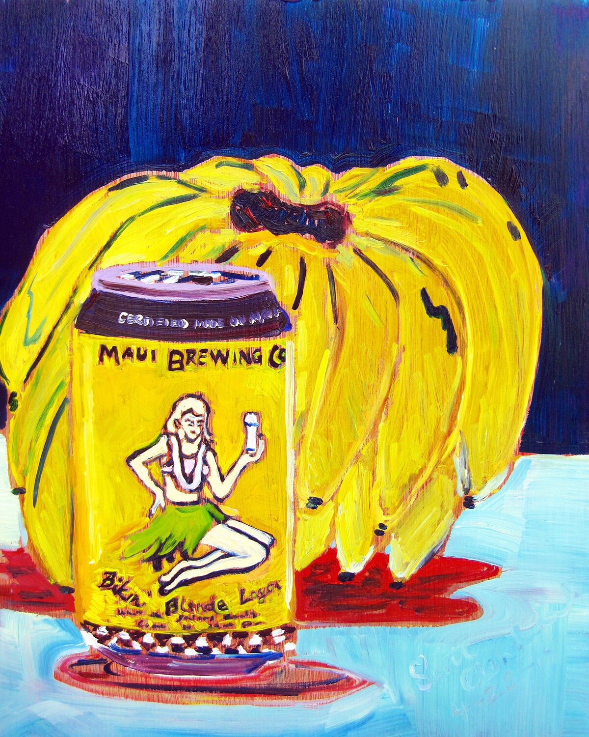 ブールバード　ブリューイング　カンパニーのクラフトビール　イラスト　壁飾り ブールバード ブリューイング カンパニーのクラフトビール