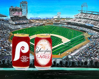 Yuengling Traditional Lager at Citizens Bank Park, Official Lager of the Philadelphia Phillies Baseball Team, by Scott Clendaniel