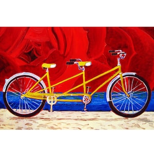 Buy Yellow Tandem Bike Online In India Etsy India