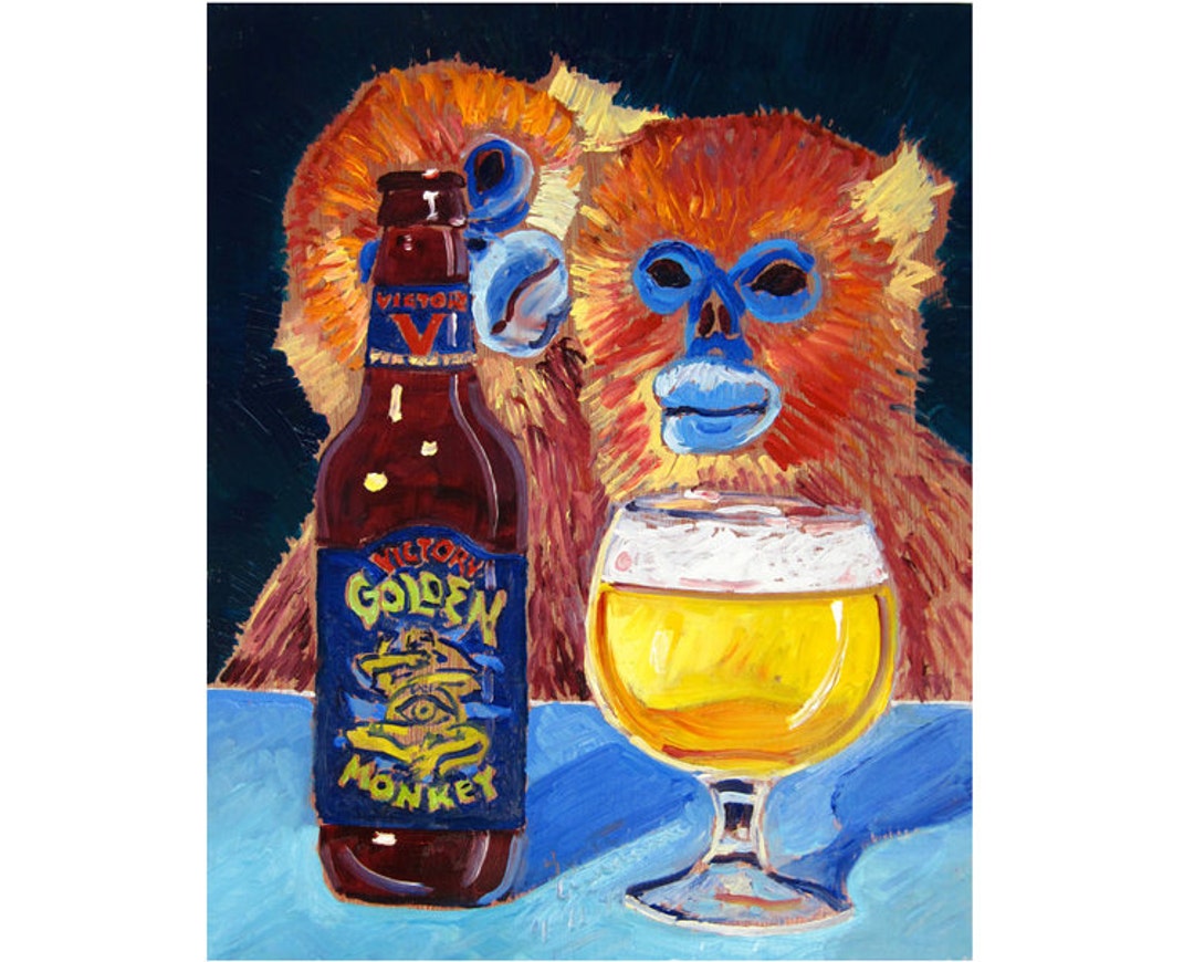 新品正規品  Golden Art, Beer Pennsylvania Monkey Decor Beer Belgian コレクション