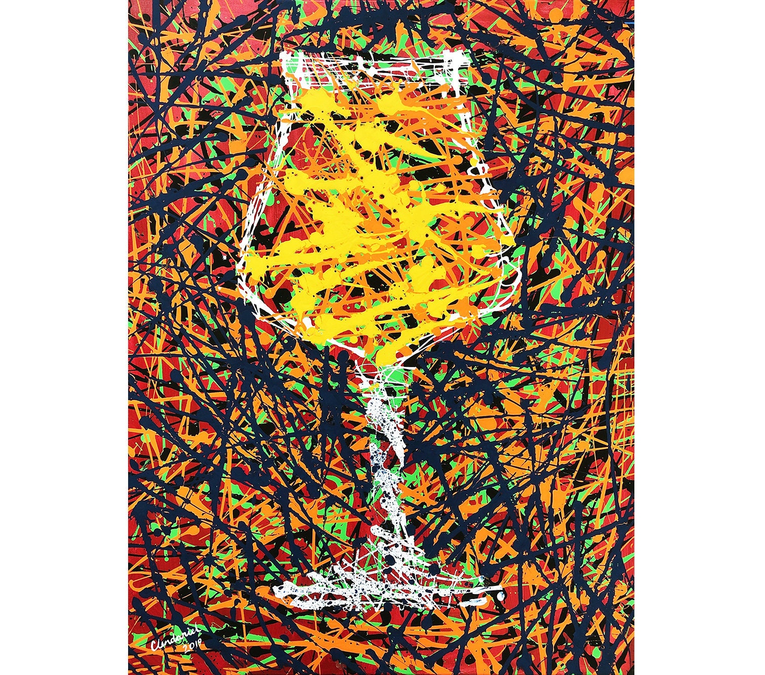 Jackson Pollock Studio SPLASH 1000％ Jackson Pollock's Paint-Splattered Studio Floor, Caked With
