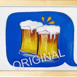Cheers Emoji, Prezent dla drużby, Prezent na emeryturę w postaci piwa, Prezent na 21 urodziny z alkoholem, Emoji piwa, Kufle do piwa, Sztuka emotikonów, Prezent na ukończenie szkoły z piwem